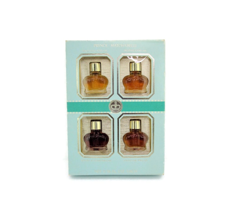 Prince Matchabelli Mini Crown Bottles Gift Set//wind Song - Etsy
