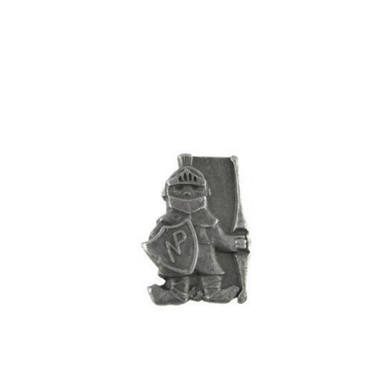 Knight in Armour Tie Tack/ Knight with Shield Lape