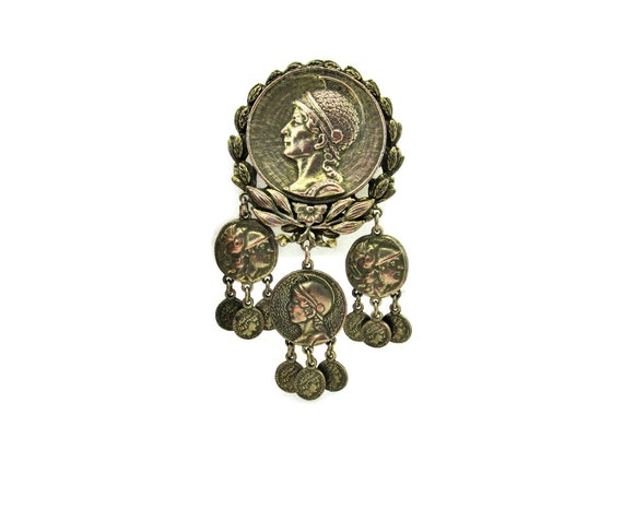 SAMSAN Athena The Greek Brooch/Convertible Pendan… - image 1