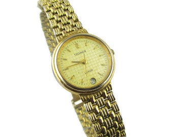 Ever swiss 18k cheap gold electroplated water resistant