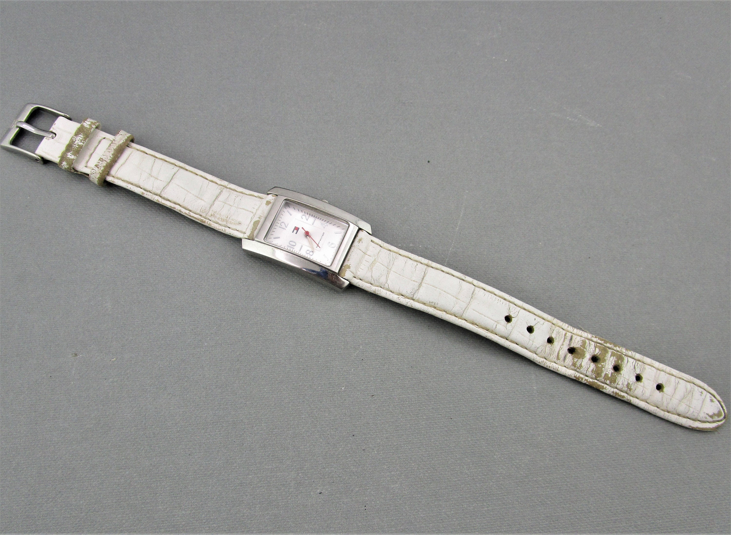Hilfiger Ladies Watch White, Leather Band, NEW BATTERY Tommy Hilfiger Women main image 2