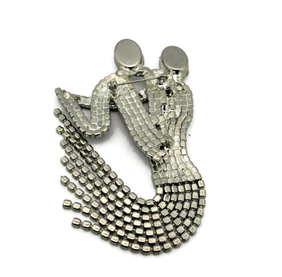 butler and wilson dancing couple brooch