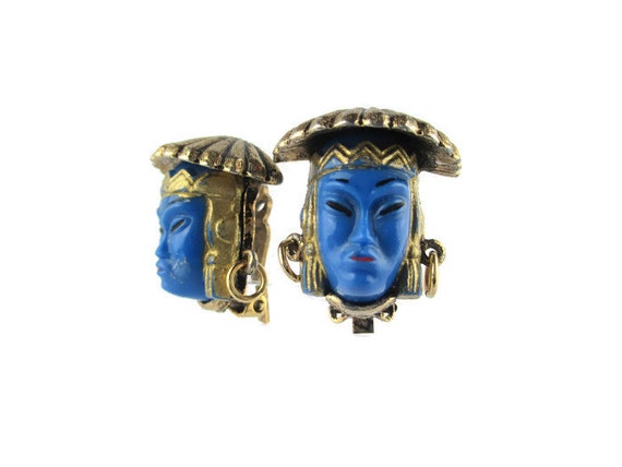 Asian Princess Terendak Hat Earrings/ Selro Style
