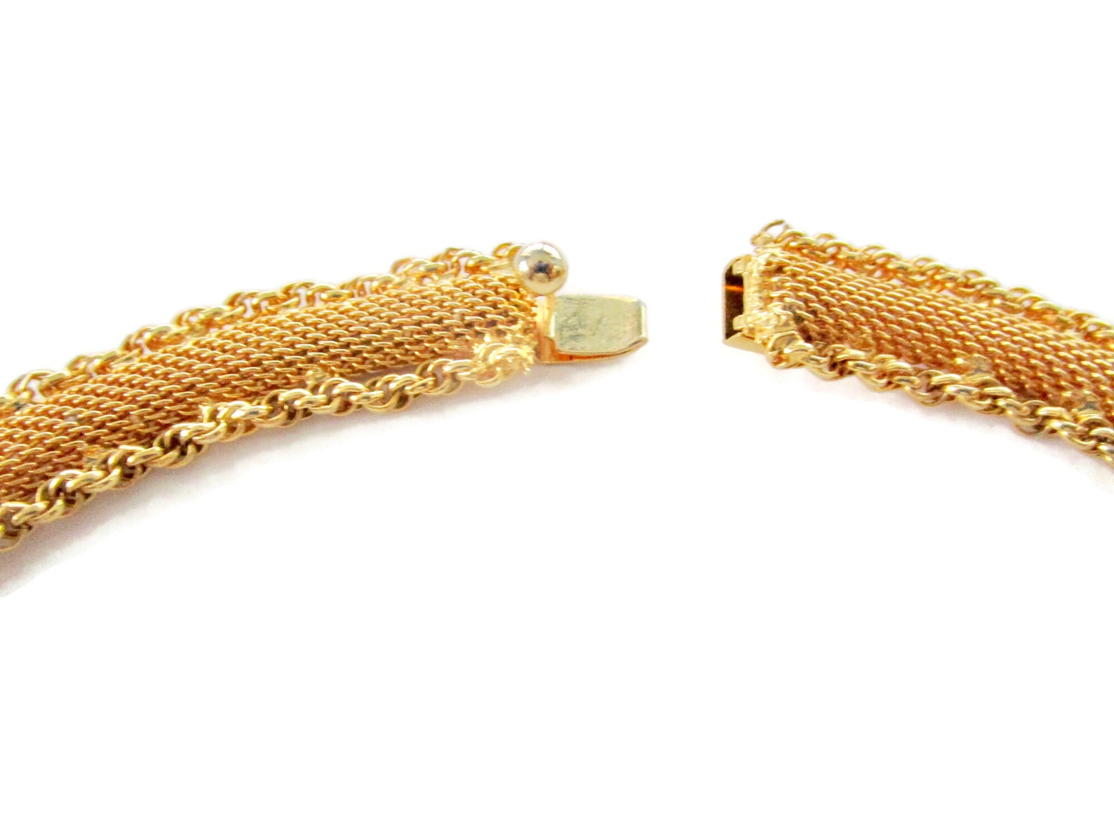 hobe-gold-mesh-choker-with-rhinestone-detail-etsy