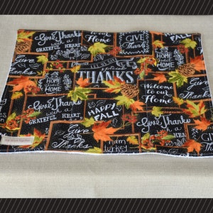 LAST ONE Fall Dish Drying Mat, Dish Drainer, Kitchen Counter Mat, Counter Mat, Dish Drying Mat, Dish Mat, Ready to Ship