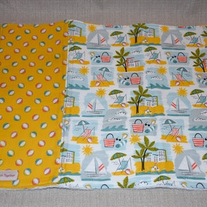 Beach Dish Drying Mat, Dish Drainer Mat, Kitchen Counter Mat, Counter Mat