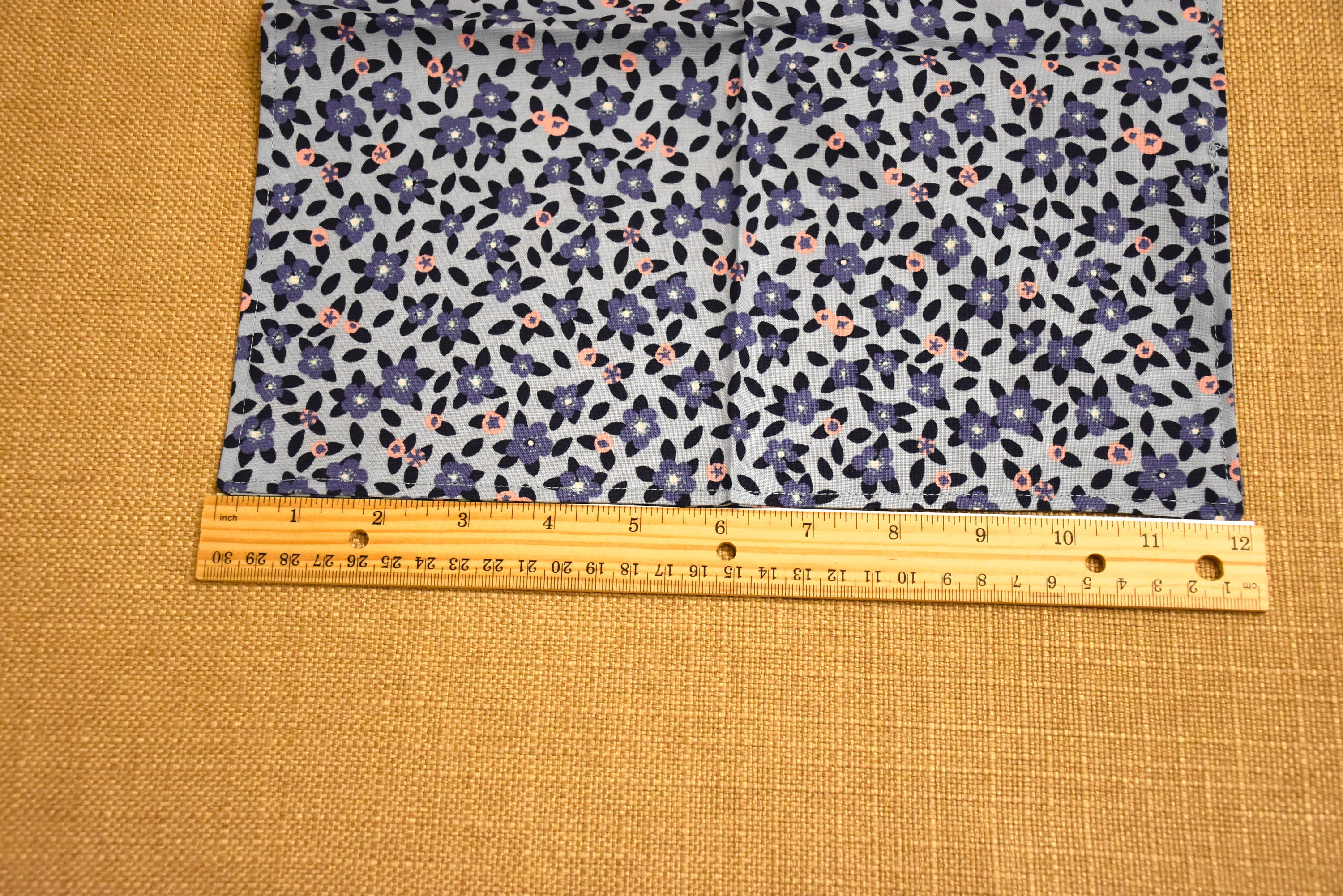 Cloth Napkins Set of 4 Blue floral 2 Ply Dinner Napkins 12 | Etsy