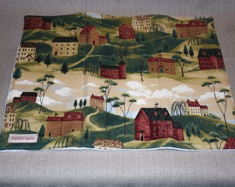 Dish Drying Mat, Dish Drainer Mat, Kitchen Counter Mat, Old Countryside