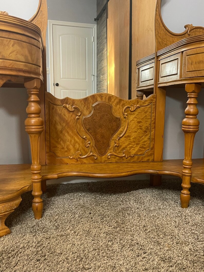 1930s Joerns Brothers Furniture Louis XV Satinwood Dressing Etsy