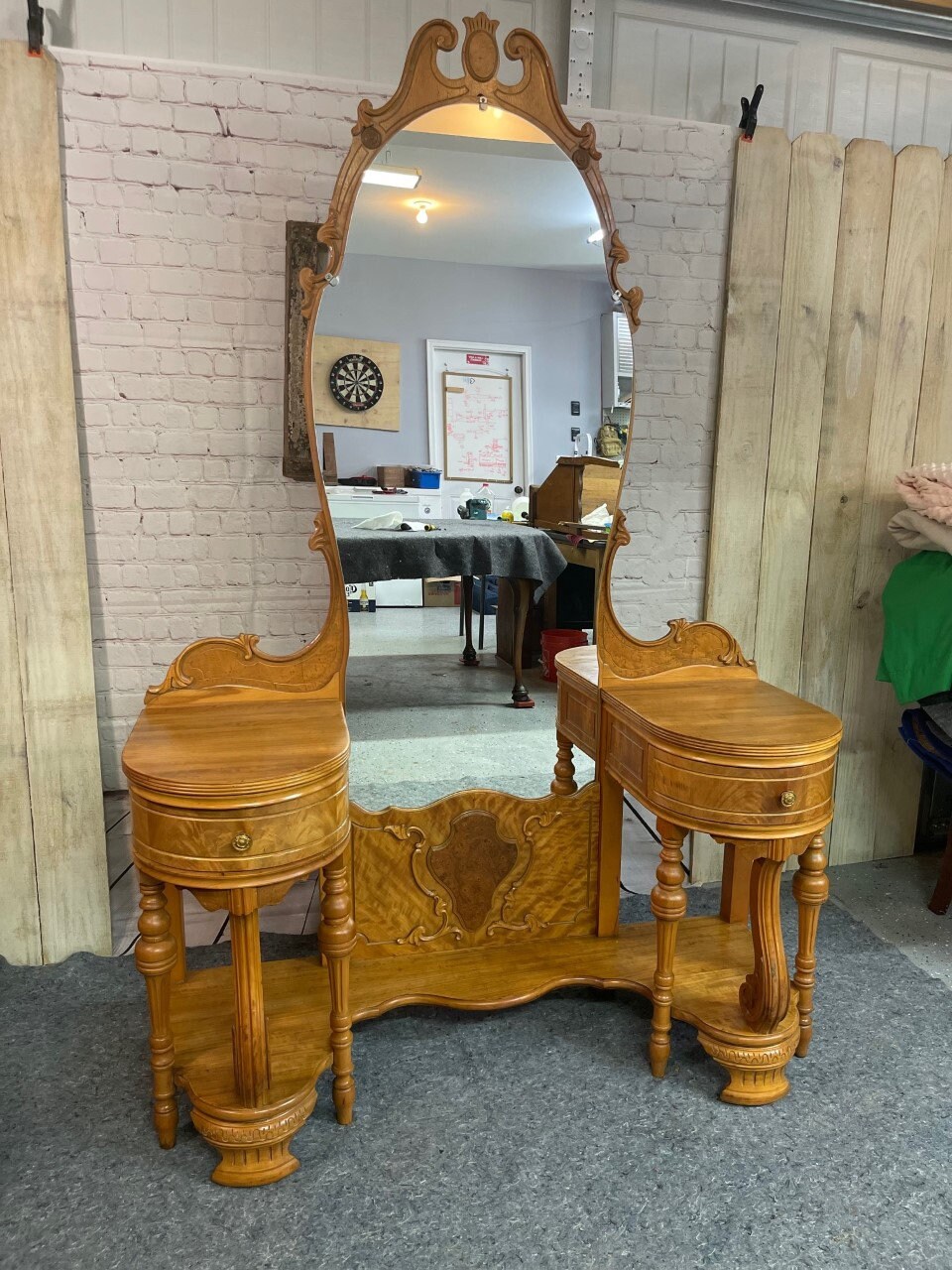 1930s Joerns Brothers Furniture Louis XV Satinwood Dressing Etsy