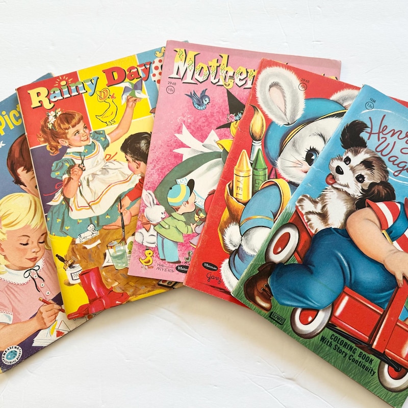 Coloring Books Etsy Coloring Books Etsy