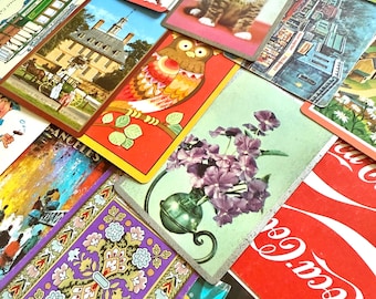 Vintage Playing Cards – Mystery Lot of 25 - For Crafting and Junk Journals