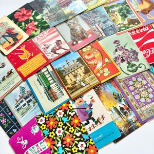 Vintage Playing Cards - Set of 30 - Mystery Lot - No Duplicates - For Junk Journals and Crafting - Random Set