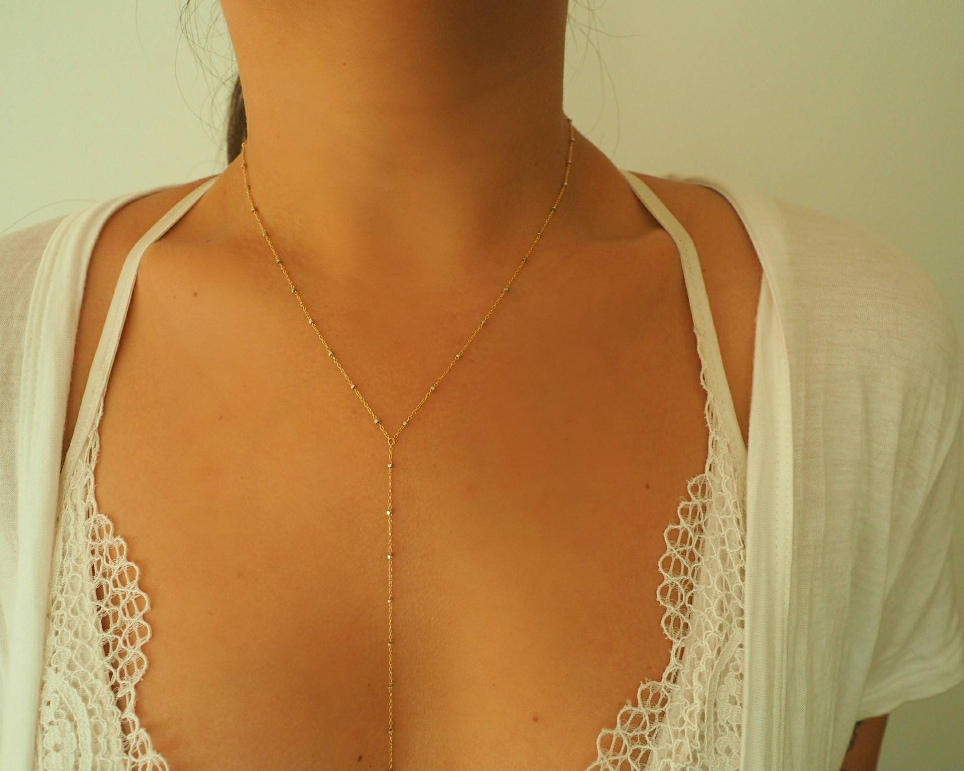 Dainty body chain deals