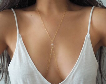 Real Gold Body Chain Etsy Real Gold Body Chain Etsy