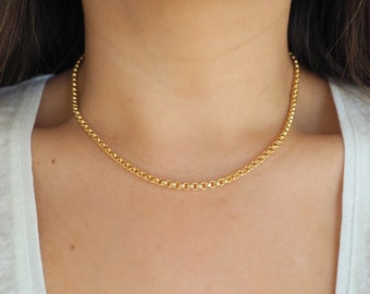 14k Gold Filled Belcher Chain Necklace