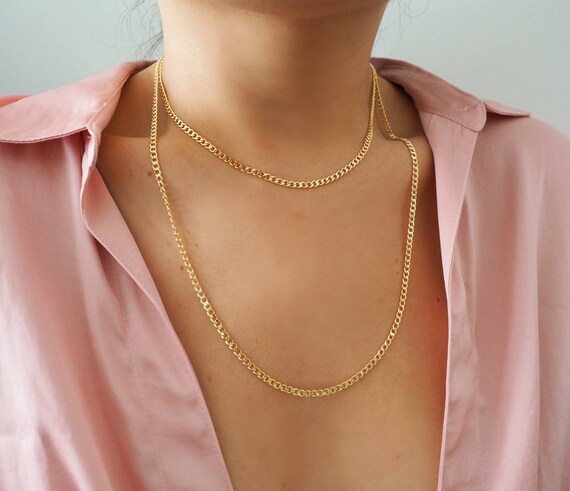 Gold filled hotsell curb chain