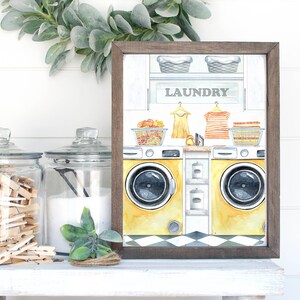 Laundry Printable Laundry Room Wall Art Vintage Decor Home Decor 5x7 8x10 11x14 16x20 Laundry Sign DIY Decor Laundry Room Sign