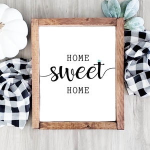 Home Sweet Home Printable Farmhouse Print 5x7 8x10 11x14 16x20 - Etsy