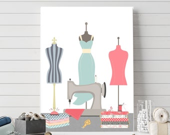 Sewing Room Printable Craft Room Art Sewing Print Home Decor Sewing Nook Decor Craft Print 5x7 8x10 11x14 16x20 DIY Sewing Decor