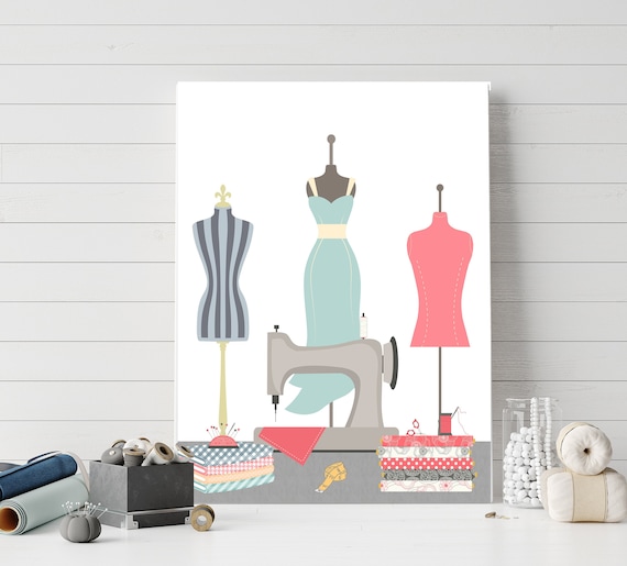 Sewing Room Printable Craft Room Art Sewing Print Home Decor | Etsy