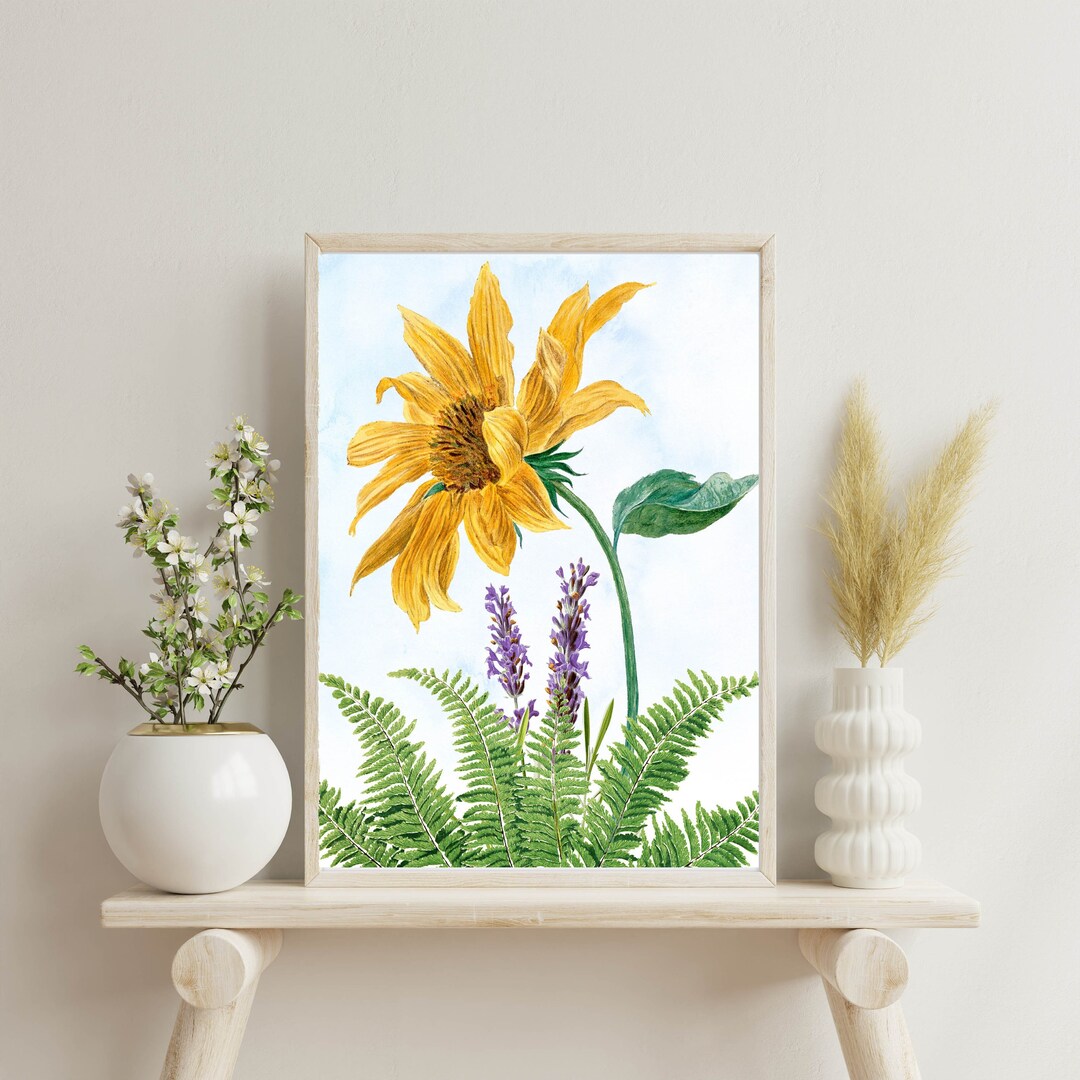 Magnetische Sonnenblumen-Bordüren Für Whiteboard & Pinnwand – 24 Stück, 30 X 5 Cm, Rustikal