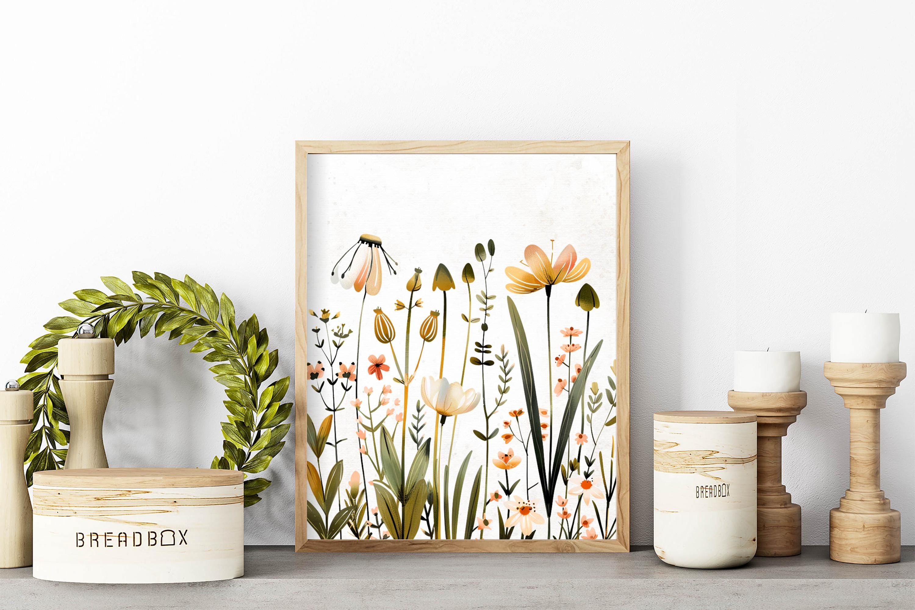 Wildflowers Printable Sign Floral Wall Decor 5x7 8x10 11x14 16x20 ...