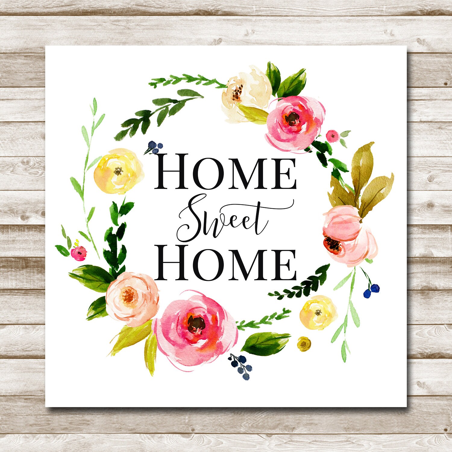 home-sweet-home-square-printable-floral-wreath-wall-art-4x4-up-to-20x20-home-decor-floral-print-tiered-tray-diy-decor-gallery-wall-art-etsy for Free Printable Home Sweet Home Printable Home Sweet Home SQUARE Printable Floral Wreath Wall Art 4x4 up to 20x20 Home Decor Floral Print Tiered Tray DIY Decor Gallery Wall Art - Etsy for Free Printable Home Sweet Home Printable