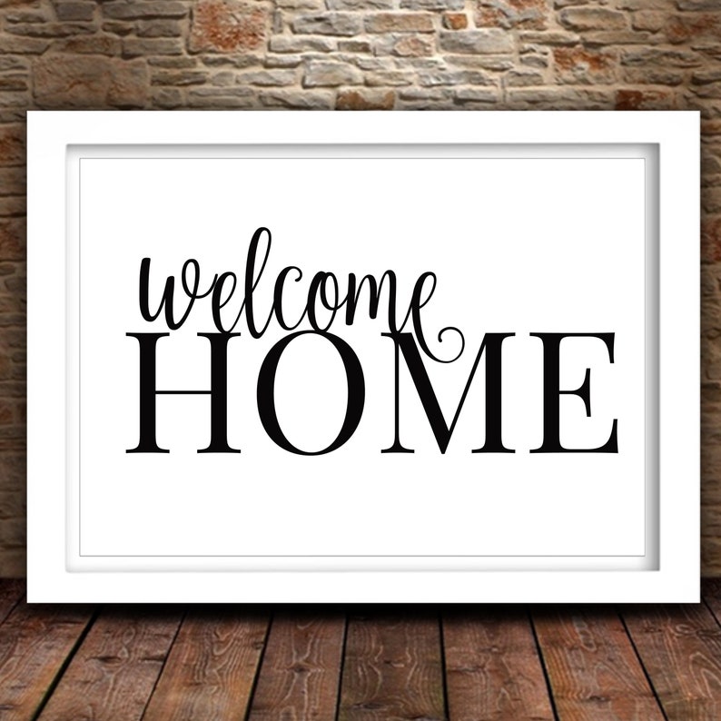 Home Printable Entry Sign Minimalist Guest Room Decor Etsy
