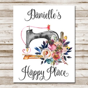 Personalized Craft Room Printable Craft Room Sign Home Decor Sewing ...