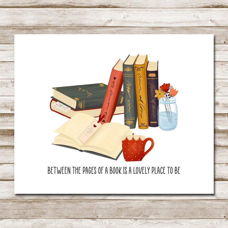 Book Lover Quote Print, Library Wall Art (digital Download) - Etsy