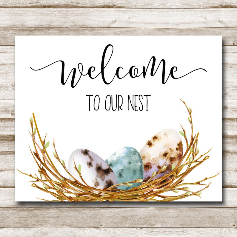 To Our Nest Printable Quote Print Home Wall Art