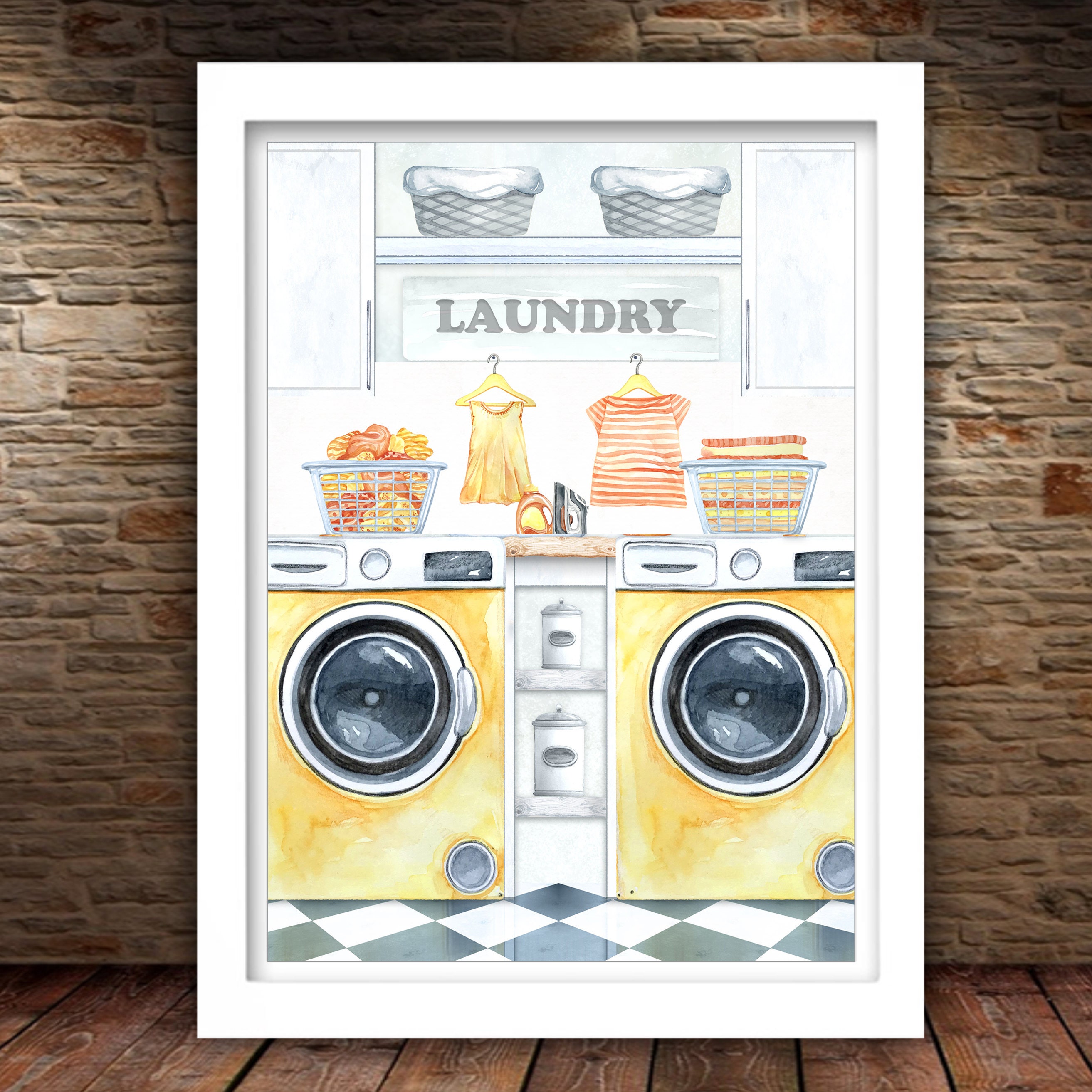 Laundry Printable Laundry Room Wall Art Vintage Decor Home - Etsy