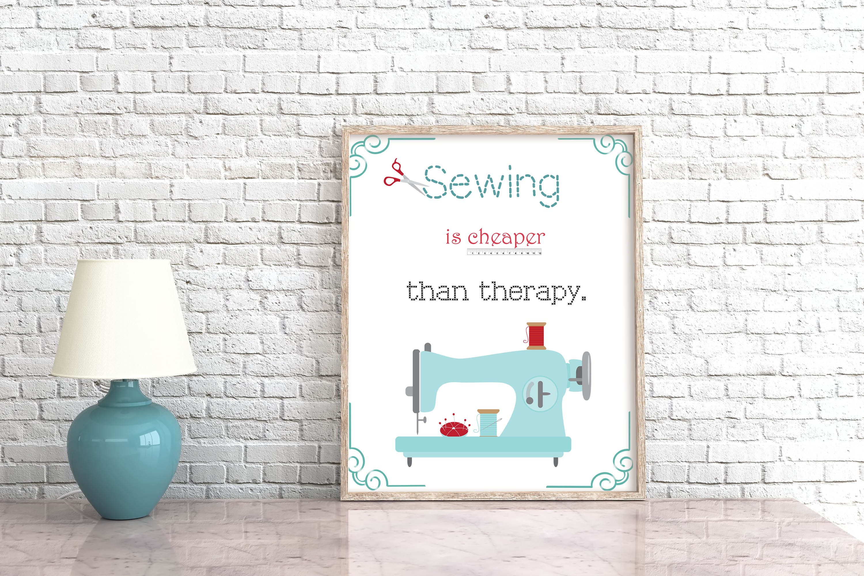 Sewing Room PRINTABLE WALL ART, Sewing Decor, Seamstress Print, Sewing Room  Decor, Dress Designer Print, Gift for Sewing Lover, Craft Room 
