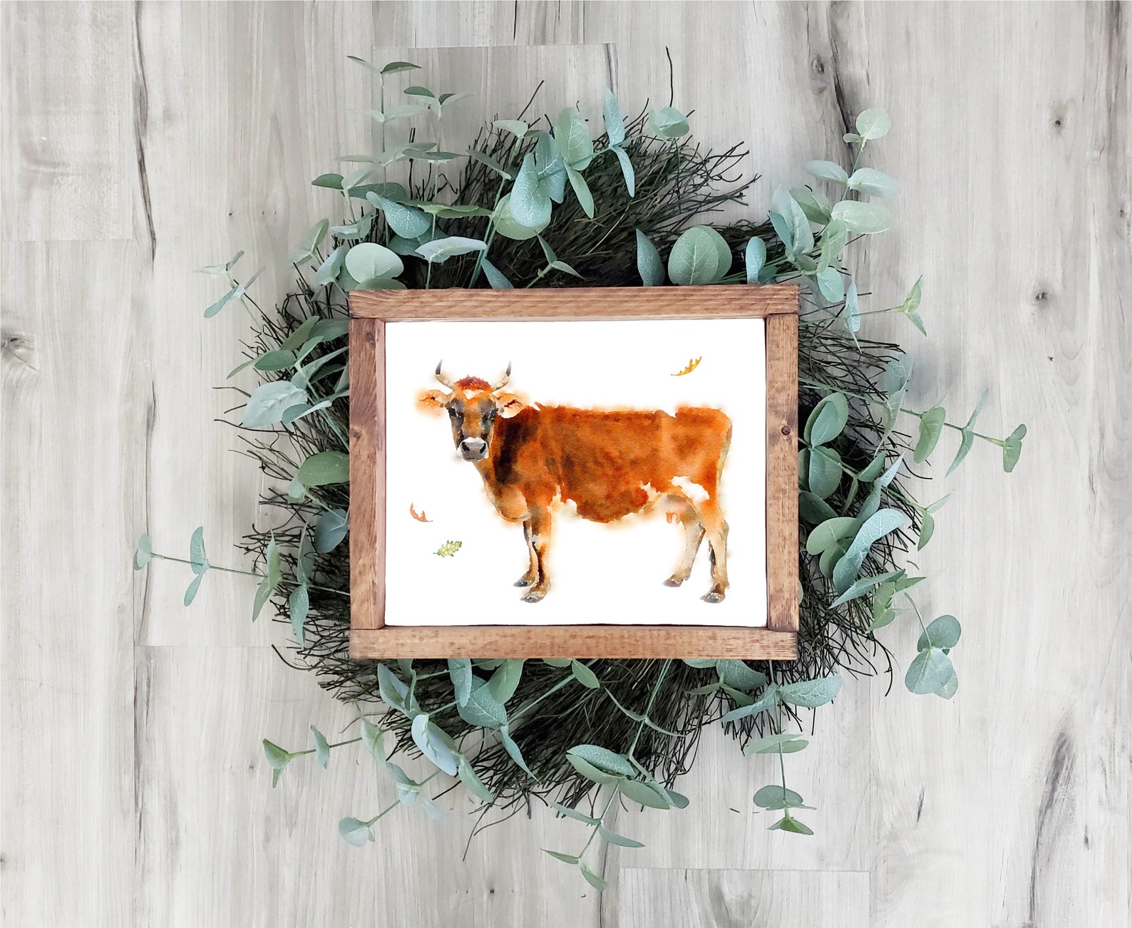 Cow Farmhouse Printable 5x7 8x10 11x14 16x20 Farmhouse Print - Etsy