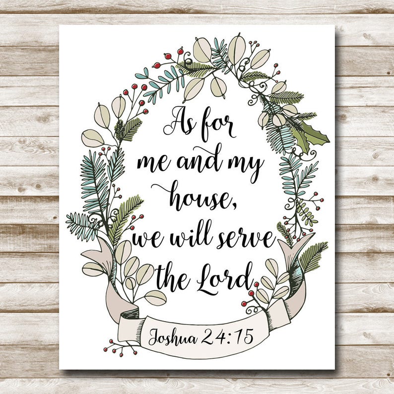 as for me and my house kjv as for me and my house kjv