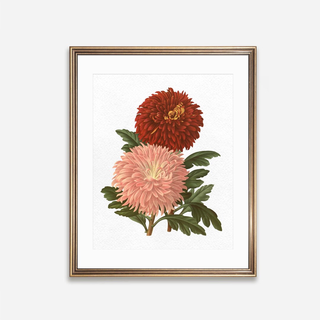 Mums Vintage Printable Wall Art 5x7 8x10 11x14 16x20 Country Garden ...