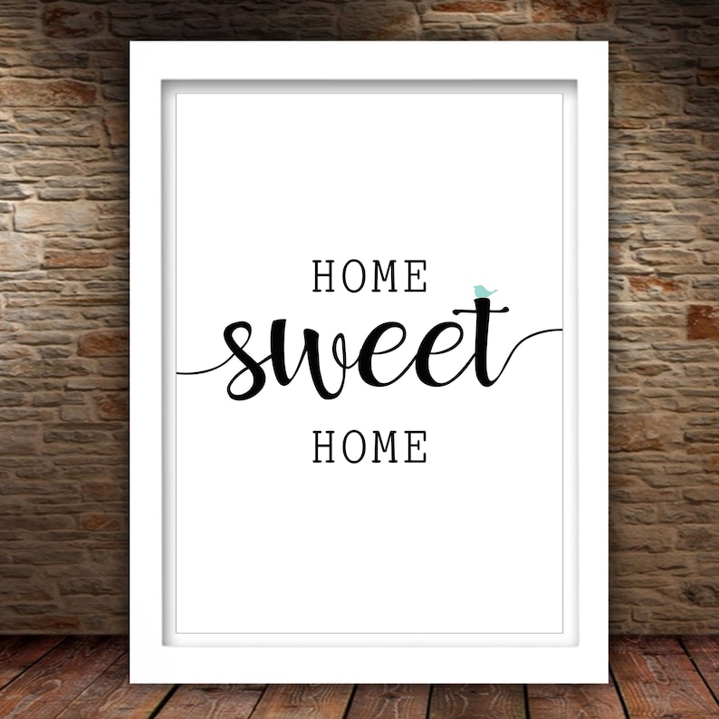 Home Sweet Home Printable Farmhouse Print 5x7 8x10 11x14 16x20 - Etsy