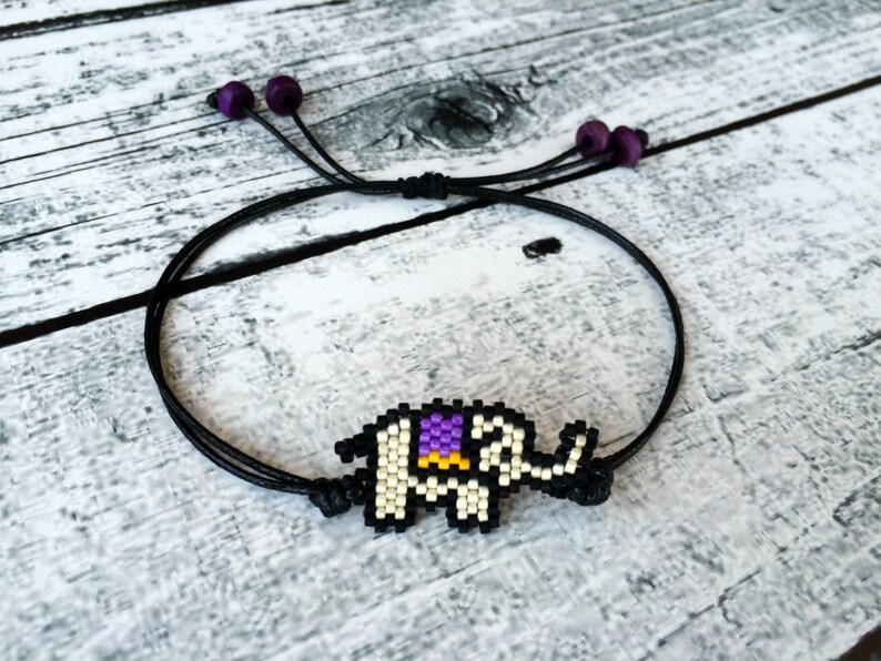 Elephant Anklet Bracelet Cute Animal Gift Elephant Jewelry Etsy