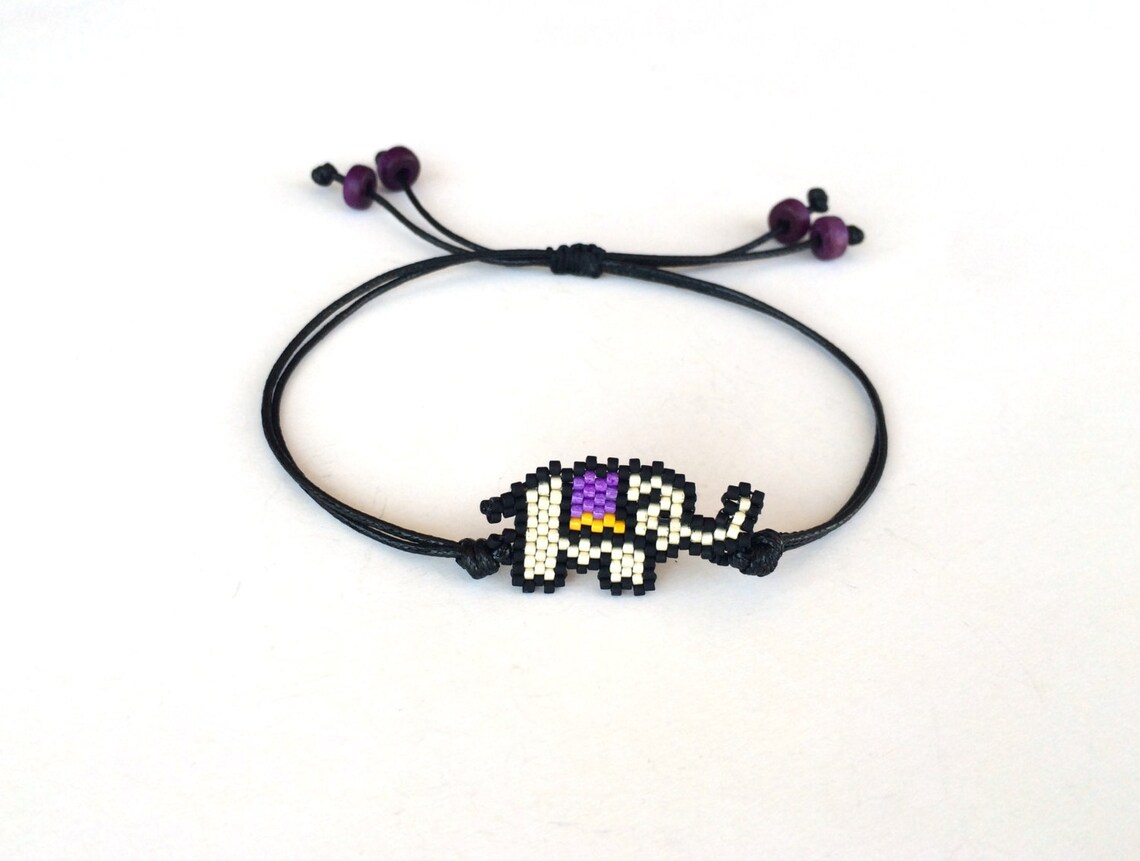 Elephant Anklet Bracelet Cute Animal Gift Elephant Jewelry Etsy
