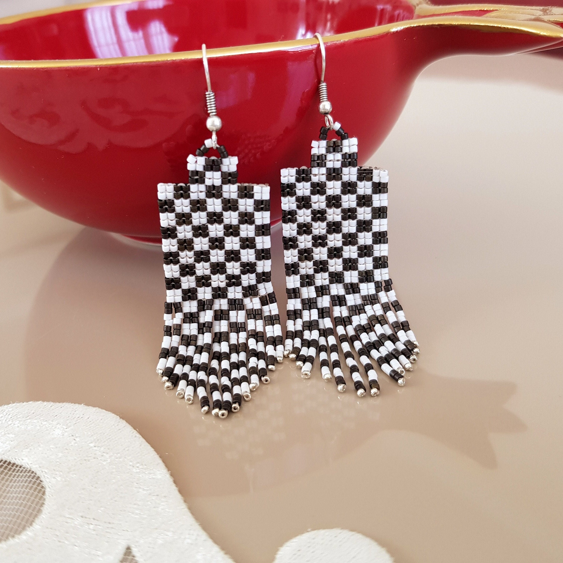 Black Beaded Earrings + Jewelry – INK+ALLOY, LLC