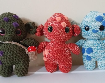 Baby Goblin Forest Water Fire Variations Plushie