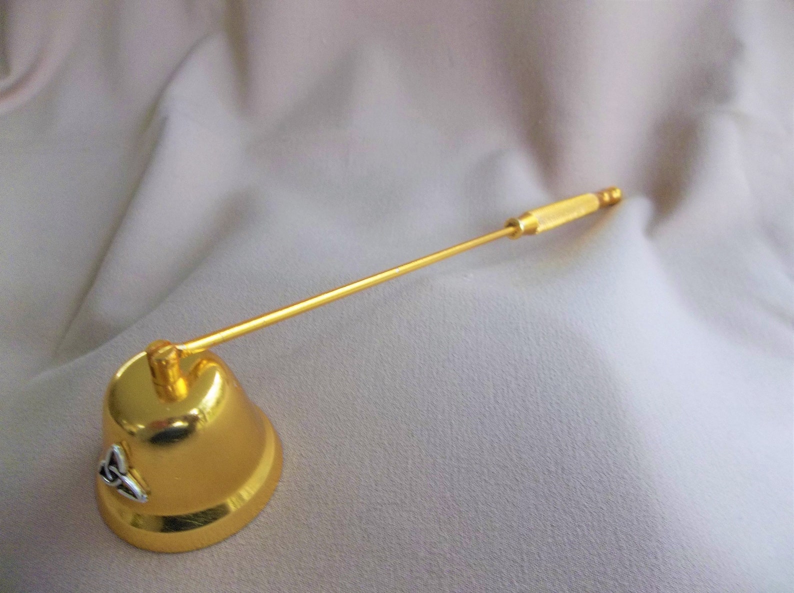 Candle Snuffer Gold Tone Candle Snuffer Triquetra Candle Etsy