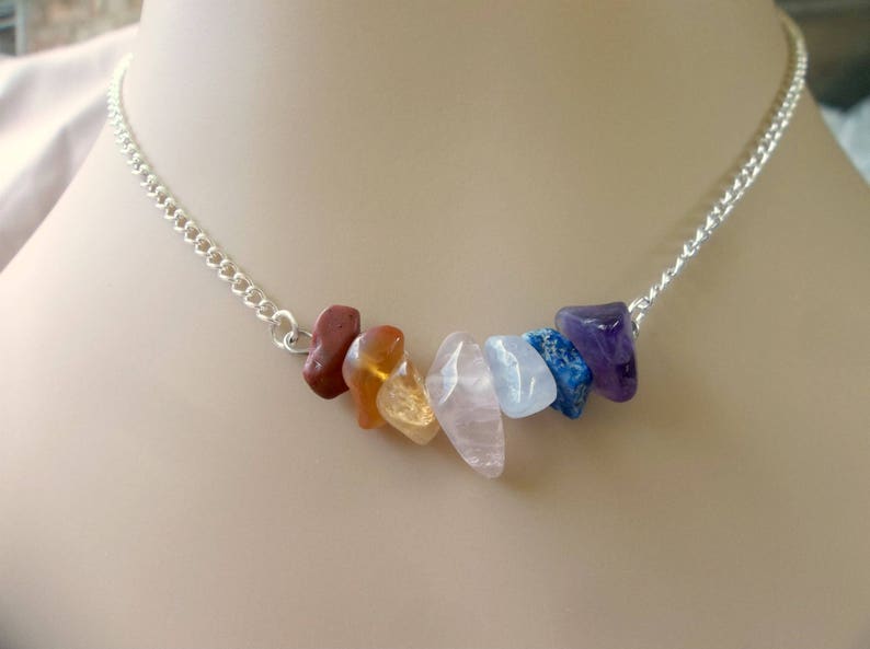 Carnelian Gem Chip Pendant with 20/" Silver Necklace Positivity Grounding Reiki