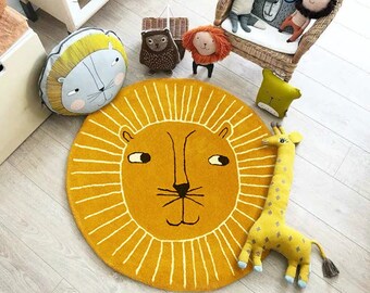 lion rug nursery