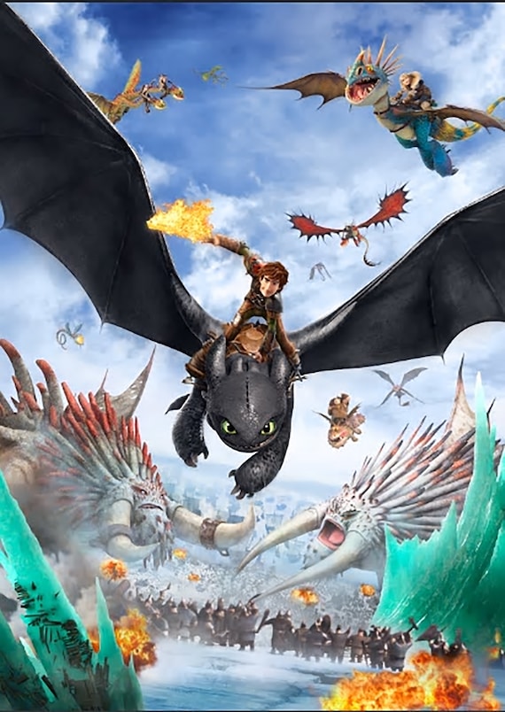 How To Train Your Dragon Backdrop Birthday Photography Hiccup