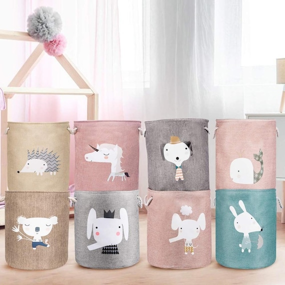 Kids Storage basket kids laundry basket children toy storage kids laundry hamper animal toy basket nursery basket Il_570xn