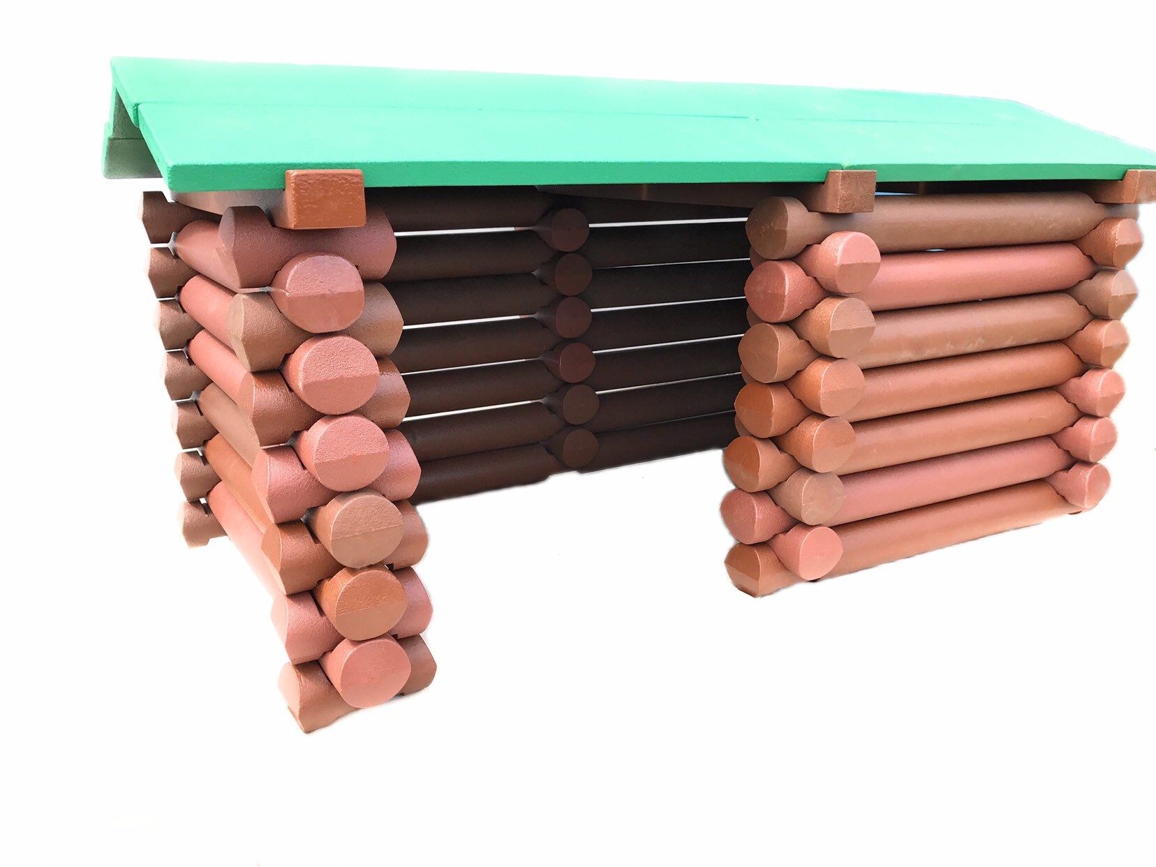 Indoor Outdoor Playhouse Jumbo Building Blocks DIY Log Cabin Etsy