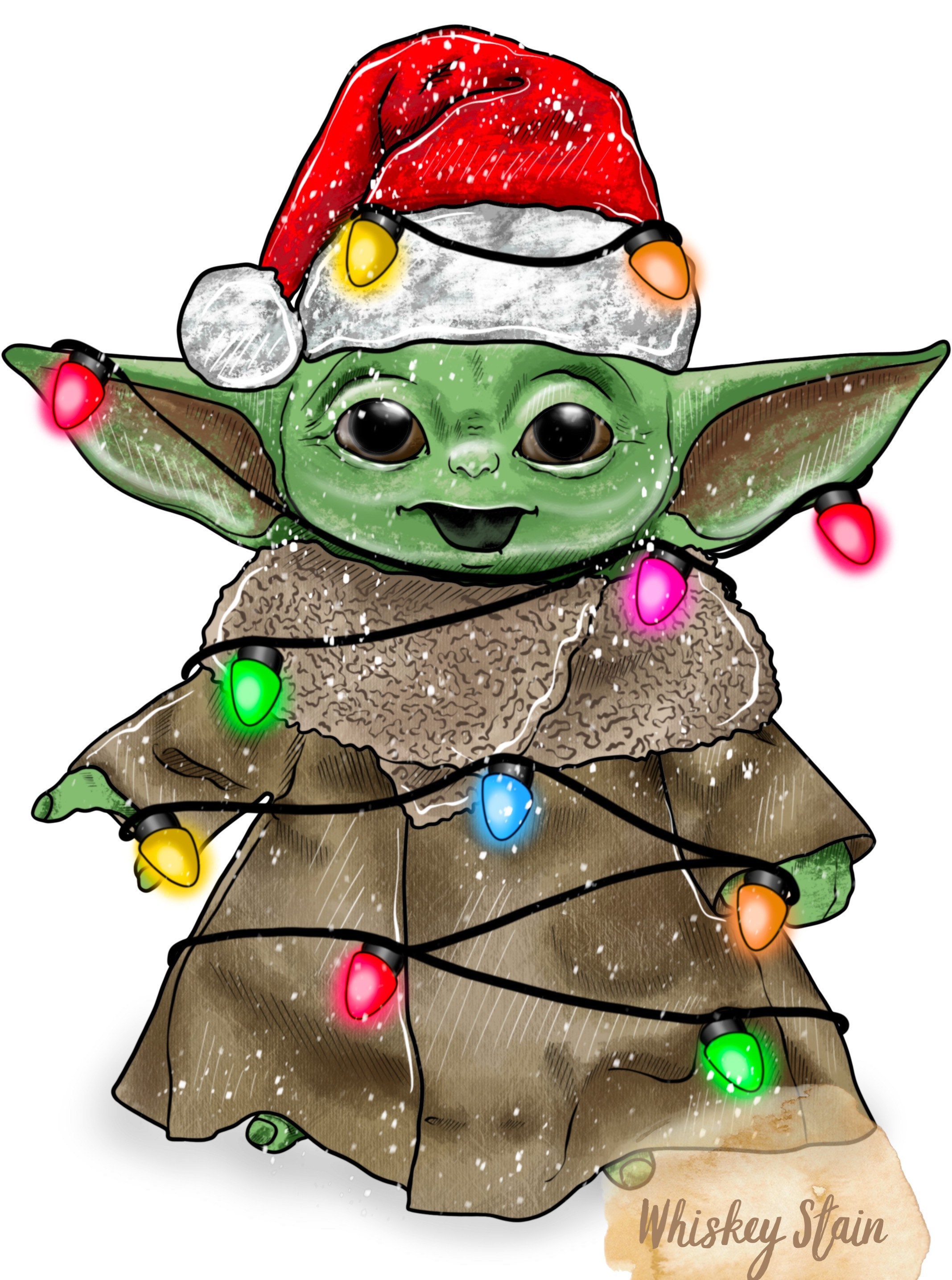 Starwars Christmas/ Baby Yoda/ Grogu/ READY TO PRESS - Etsy