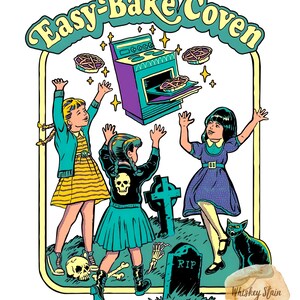 Easy Bake Coven/ Baking Coven Girls/ Spooky Girls/ READY TO PRESS